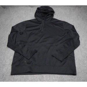 Nike Therma-Fit Sweater Men's Size XL Black Hoodie Drawstring Logo Front Pocket